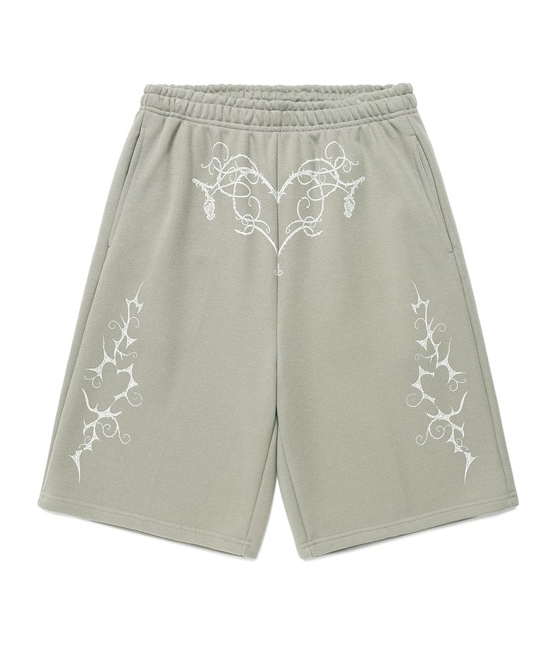 W STEM SWEAT SHORTS KHAKI(CV2FMFPA00A)