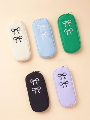 테이블토크 리본 펜 파우치 (5컬러)_심플 구름 쿠션 필통