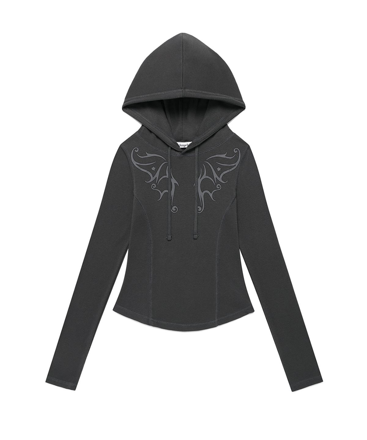 카비시(CAVISH) W SLIM LINE HOODIE CHARCOAL(CV2FSFM401A)