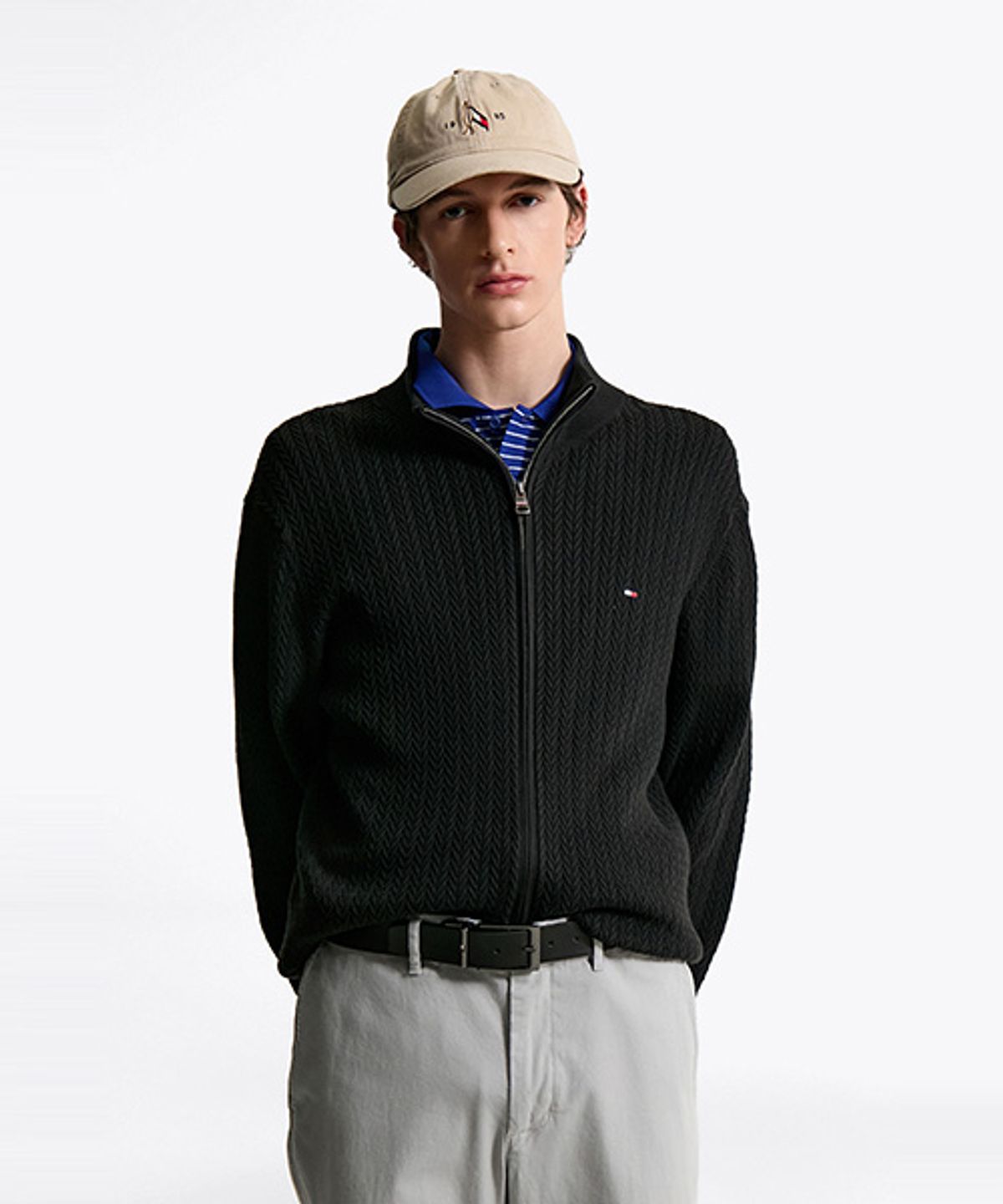 타미힐피거(TOMMY HILFIGER) 레이튼 리버시블 벨트 (T12F0ABE120MT1BDS)