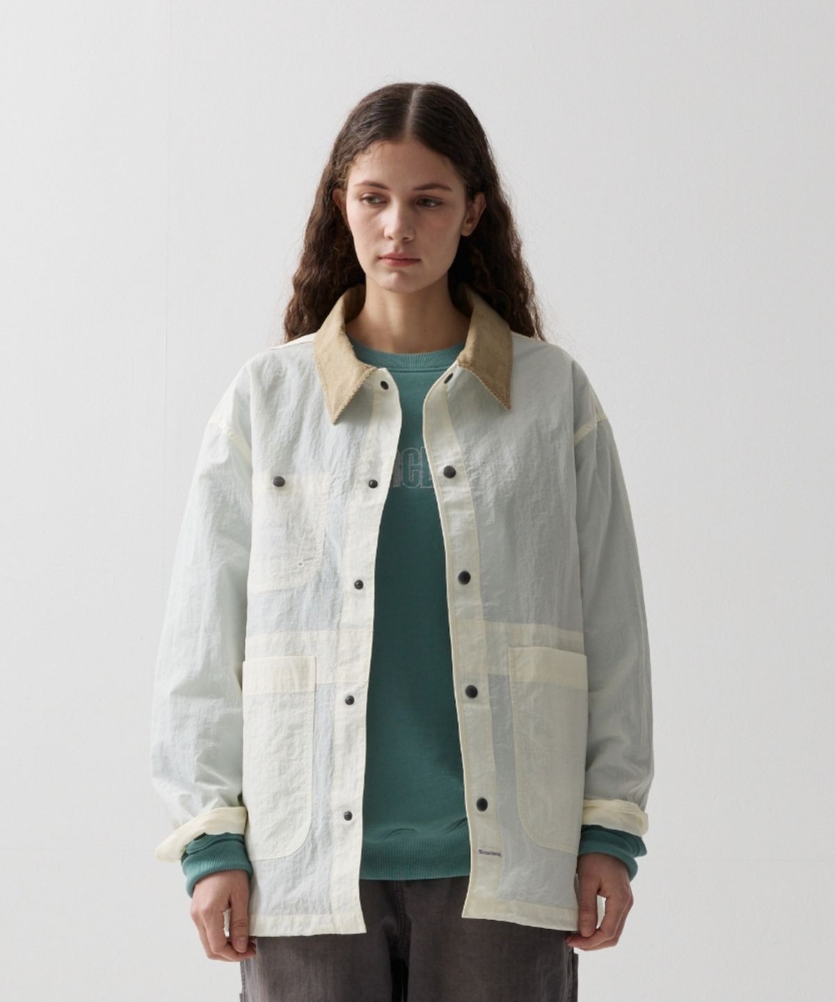 네이머클로딩(NAMERCLOTHING) LIGHT CHORE JACKET IVORY