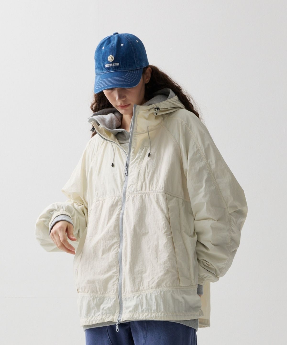 네이머클로딩(NAMERCLOTHING) BREEZE WIND JACKET CREAM