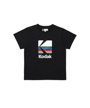 레인보우 소로나 반팔티셔츠 키즈 BLACK