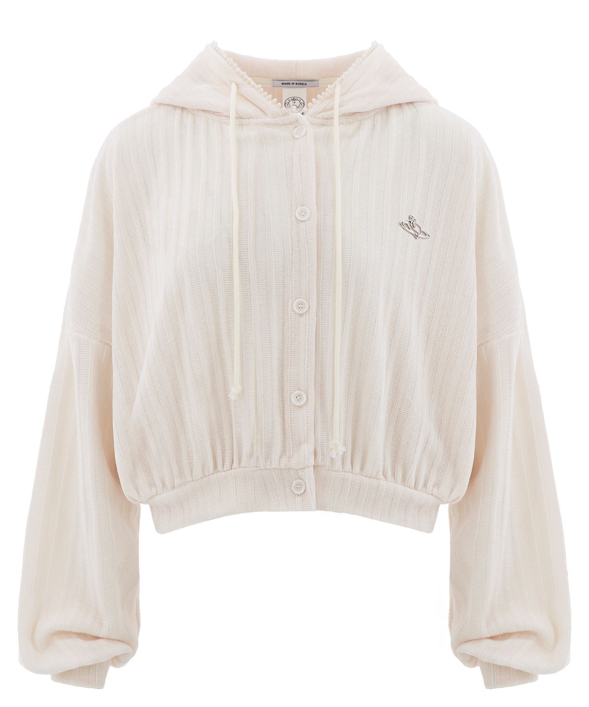 플라즈마스페어(PLASMA SPHERE) COOKIE HOOD JUMPER IN CREAM (쿠키 후드 점퍼)