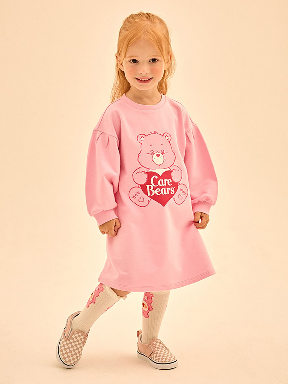 케어베어(CAREBEARS) 러블리 러브어랏베어 원피스