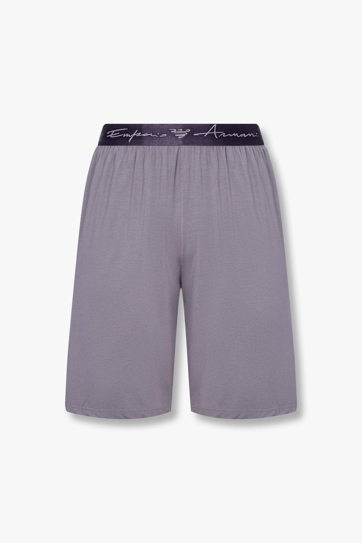 엠포리오 아르마니 언더웨어(EMPORIO ARMANI UNDERWEAR) 남성 로고 자수 밴딩 스트레치 쇼츠_라이트 퍼플 0815131005
