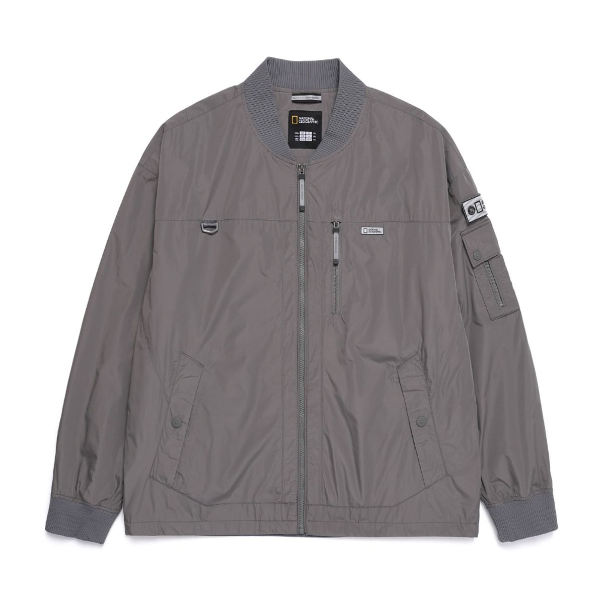 내셔널지오그래픽(NATIONALGEOGRAPHIC) N251MJP140 NRN 로우머스 항공 점퍼 STONE GREY