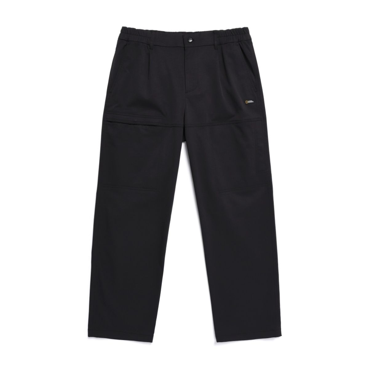 내셔널지오그래픽(NATIONALGEOGRAPHIC) N251MPT040 절개 카고 스트레이트 팬츠 CARBON BLACK