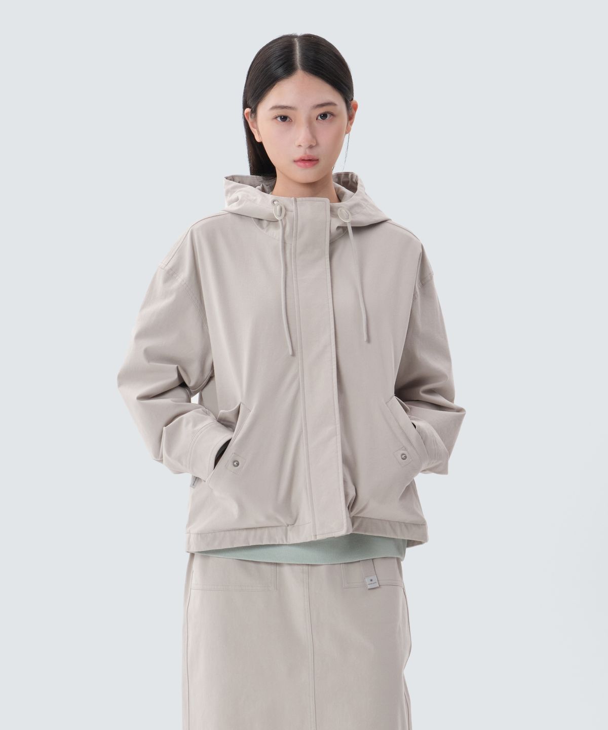 스노우피크 어패럴(SNOWPEAK APPAREL) 워크 여성 자켓 (S25ZWDJK13) Light Beige
