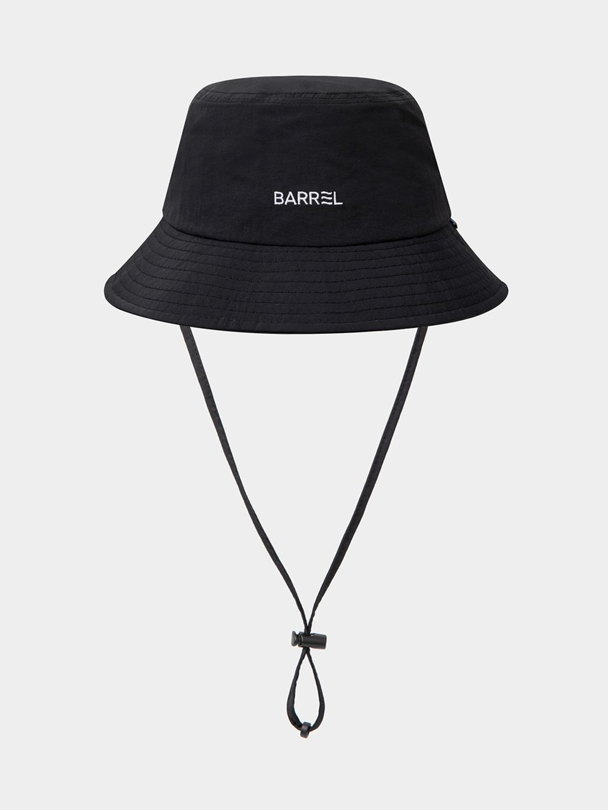 배럴(BARREL) 베이직 솔리드 버킷햇 블랙 (B5SUACP003BLK)
