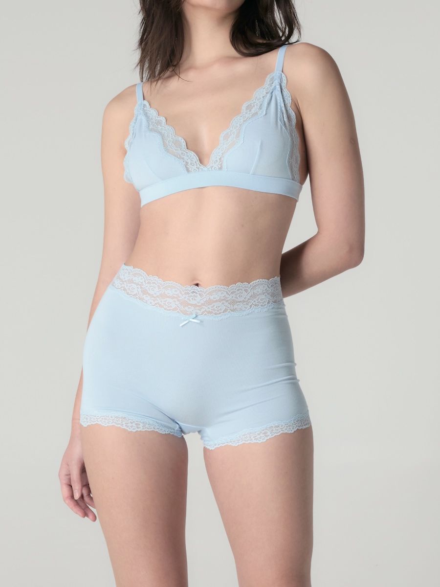 ★GLOWNY★ALLURE LACE BOYSHORTS (BABY BLUE)★正規品/直送料込 MUSINSA公式 | GLOWNY ALLURE LACE BOYSHORTS (BABY BLUE)