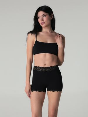 ALLURE LACE BOYSHORTS (BLACK)