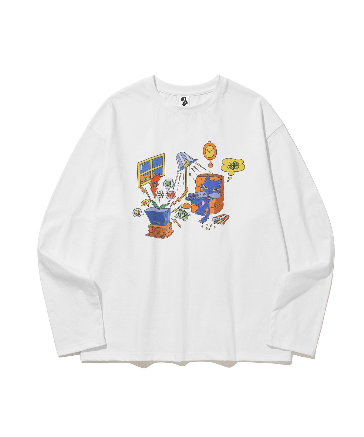 에노시(ENOSI) APR8 Cat Artwork L/S Tee