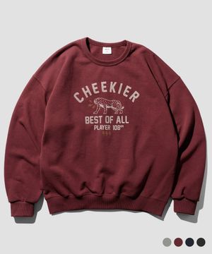 오브 올 플레이어 헤비웨이트 맨투맨 버건디 BJMT4680