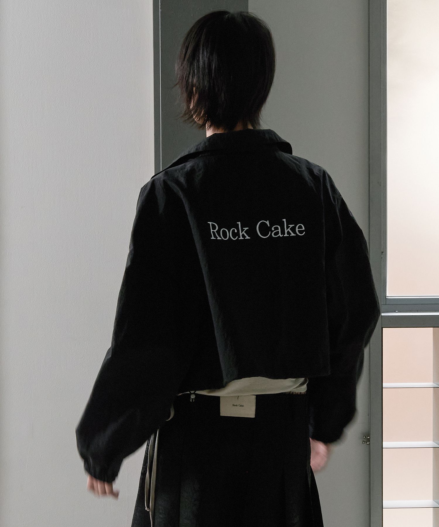 ジャケット ROCKCAKE Rivet Embellished Nylon Jacket 5BJH604 MUSINSA | ROCKCAKE Rivet Embellished Nylon Jacket - Black