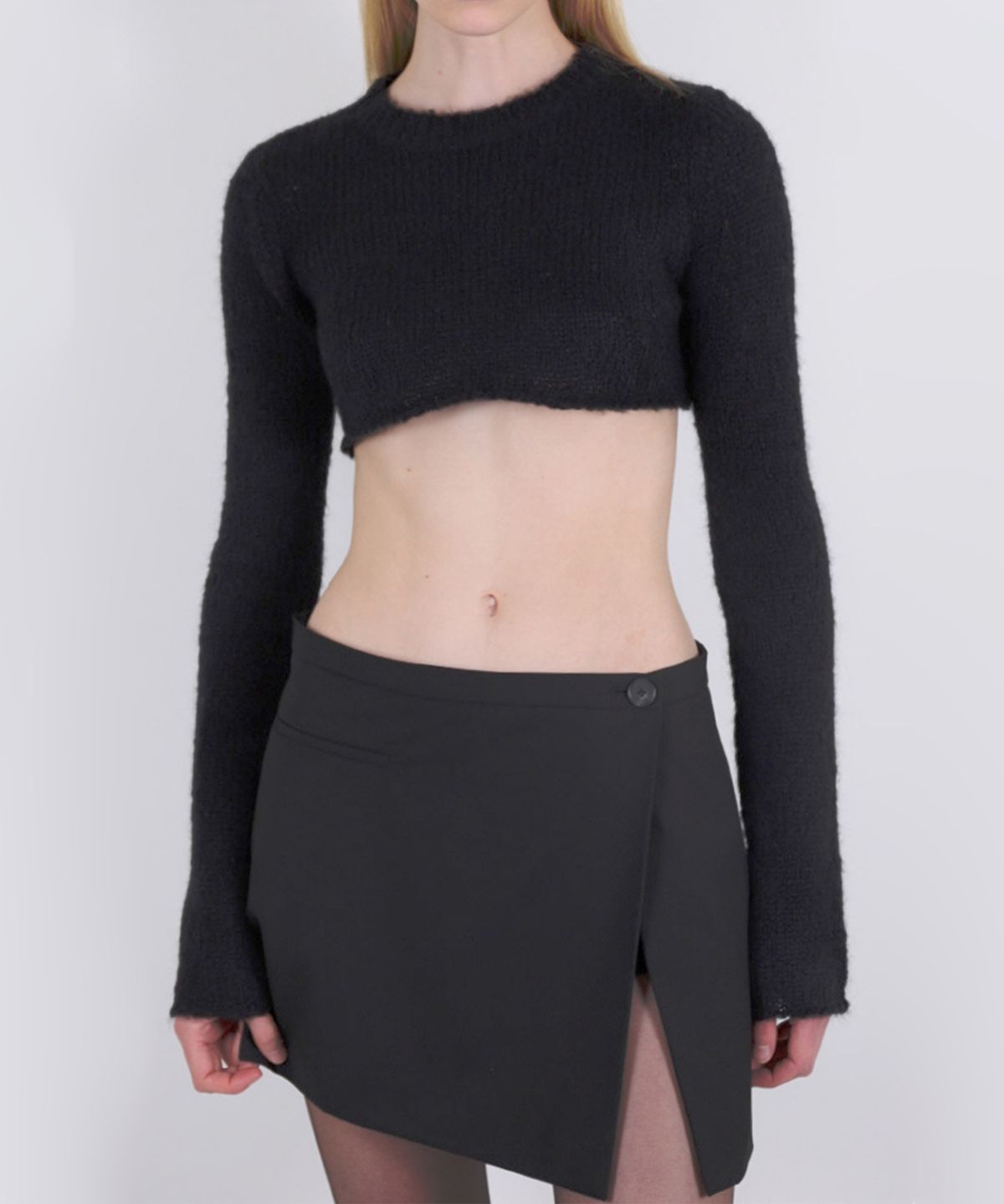 샌디 리앙(SANDY LIANG) (W) 스카이라크 스웨터 블랙 SKYLARK SWEATER BLACK