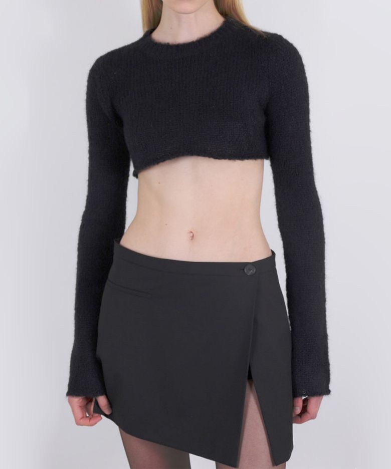 (W) 스카이라크 스웨터 블랙 SKYLARK SWEATER BLACK