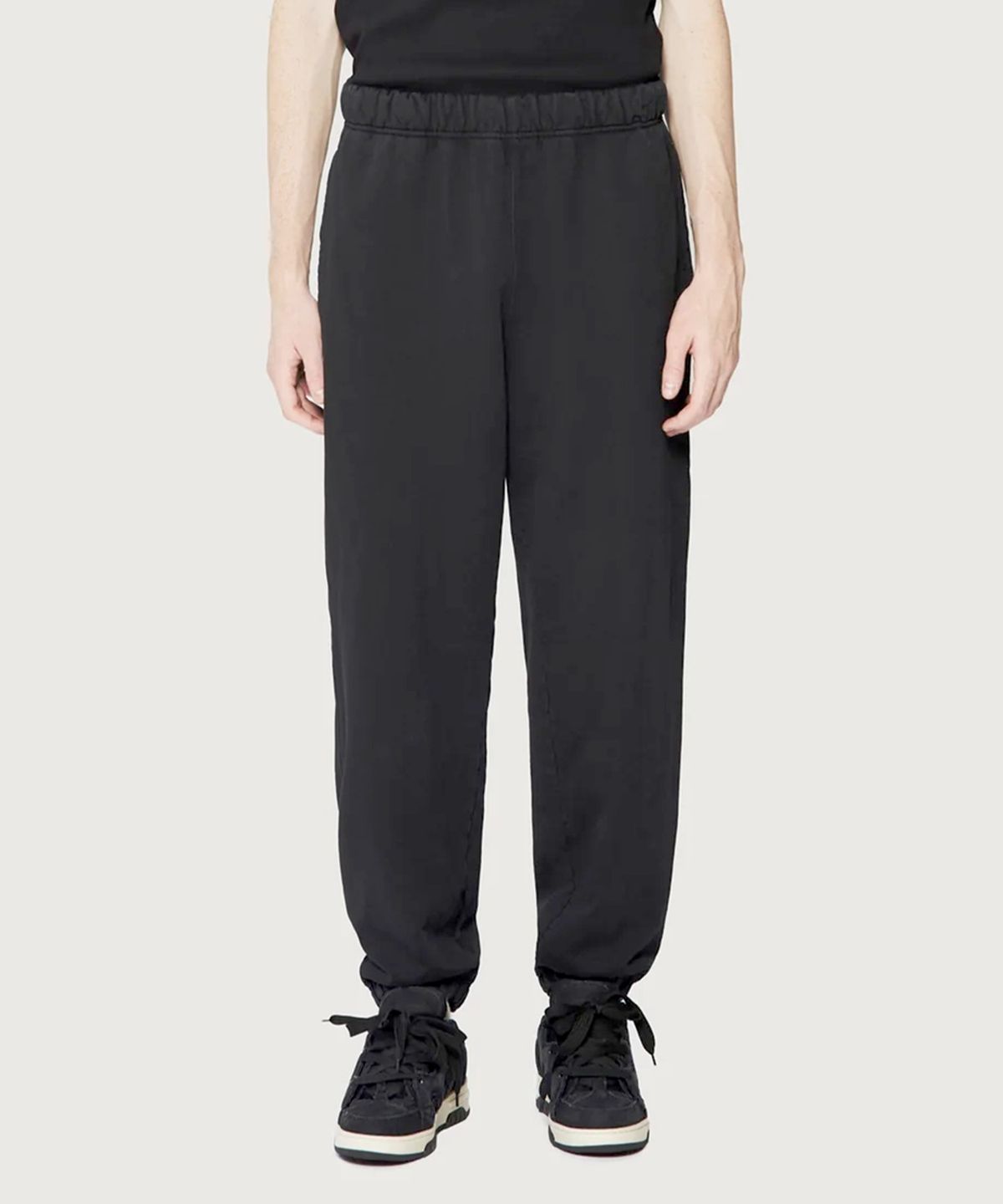 파우라(PAURA) (U) 라샤 오버사이즈 스웨트팬츠 블랙 RASHA OVERSIZED SWEATPANTS