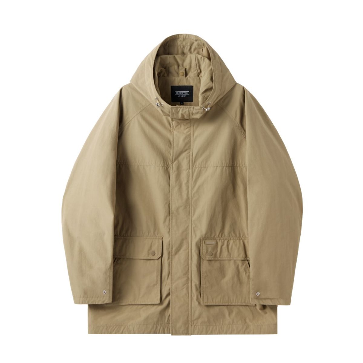 브롬톤 런던(BROMPTON LONDON) 2IN1 HOOD JUMPER - BEIGE (P251UJP101)