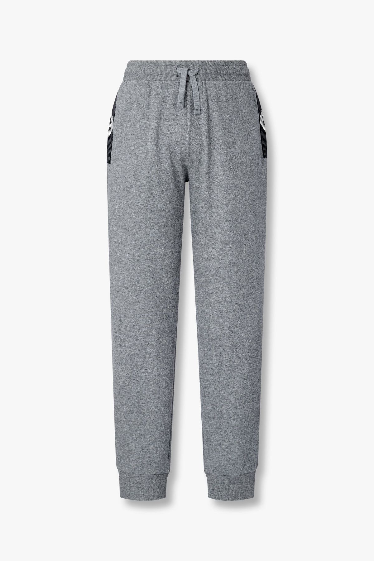 엠포리오 아르마니 언더웨어(EMPORIO ARMANI UNDERWEAR) 남성 사이드 이글 라인 라운지 조거 팬츠_멜란지 그레이 0815132004