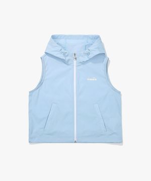 쿨웨이브 후드 베스트 우먼 BLUE