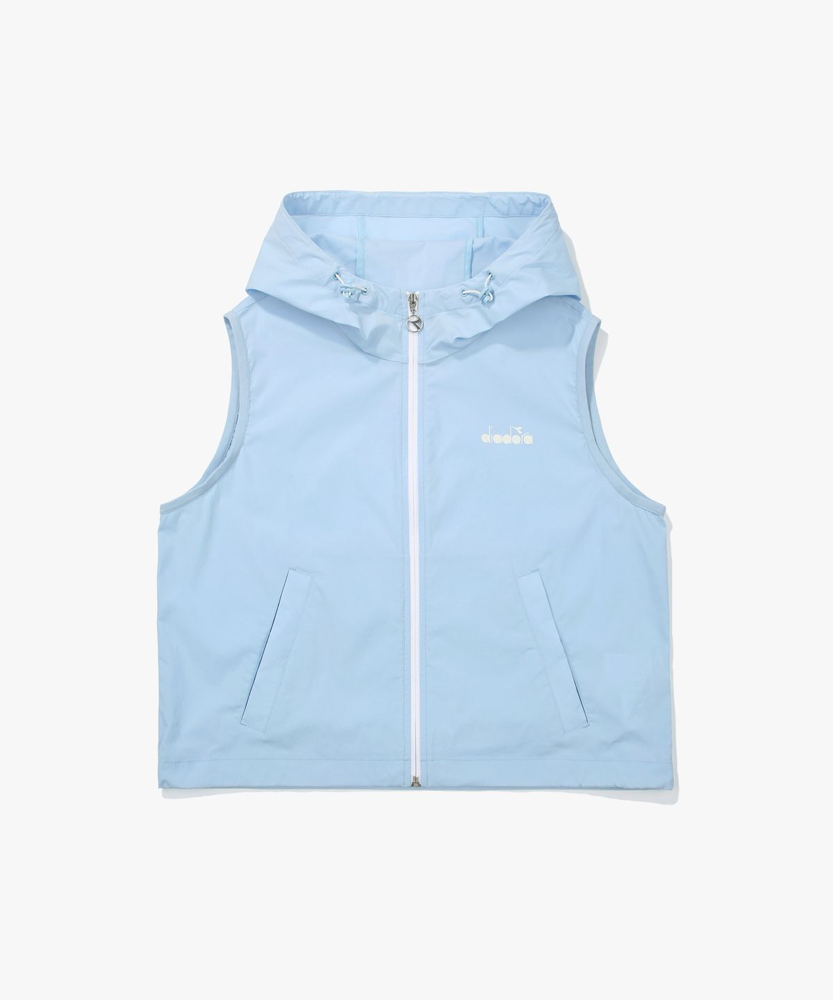 디아도라(diadora) 쿨웨이브 후드 베스트 우먼 BLUE