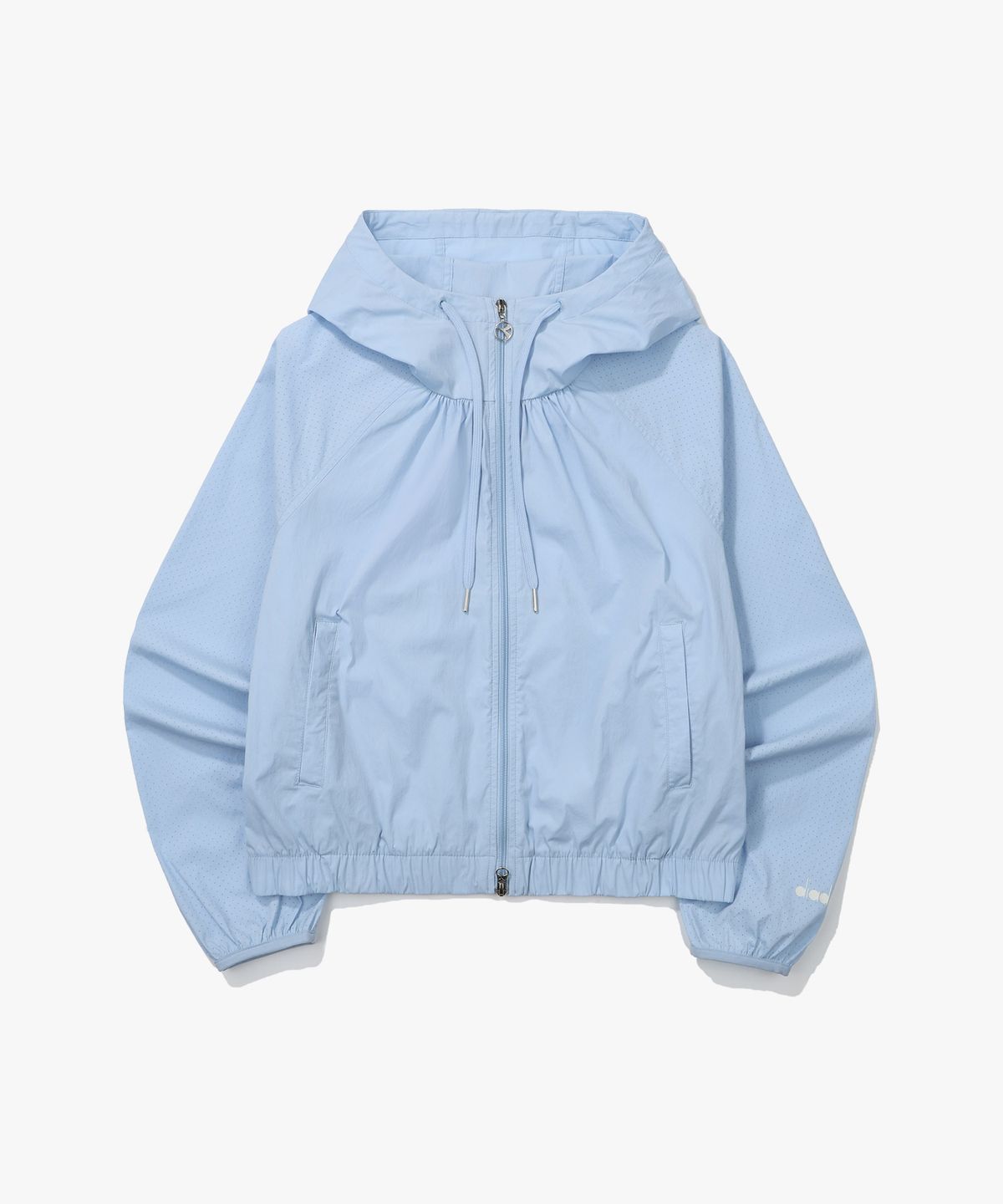 디아도라(diadora) 쿨웨이브 펀칭 후드 자켓 우먼 BLUE