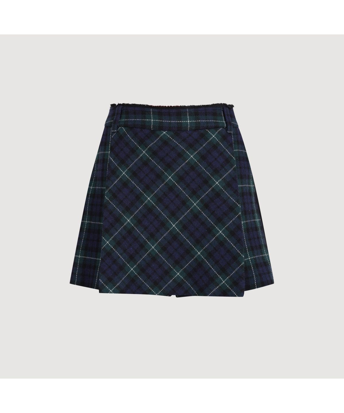 럭키슈에뜨(LUCKY CHOUETTE) Checkered Wrap Pants (navy) LFPOS25210NYX