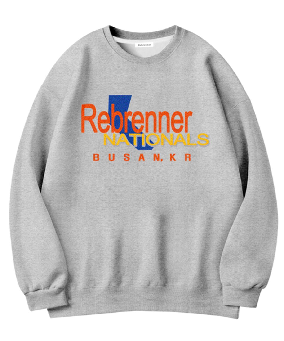 리브레너(REBRENNER) 스탠다드 네셔널 스웨츠 셔츠 그레이