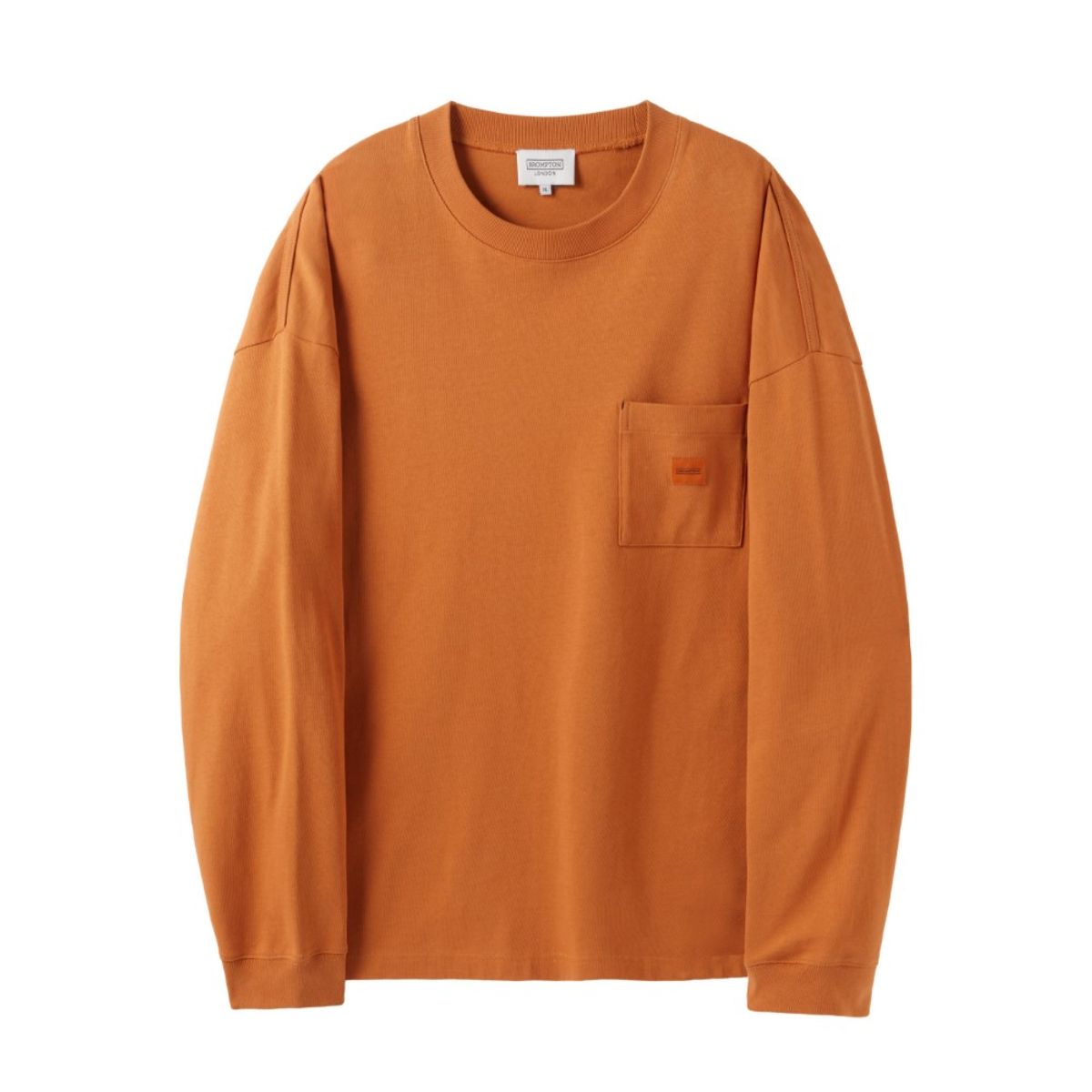 브롬톤 런던(BROMPTON LONDON) 1975 LONG SLEEVES T-SHIRT  - ORANGE (P251UTS402)