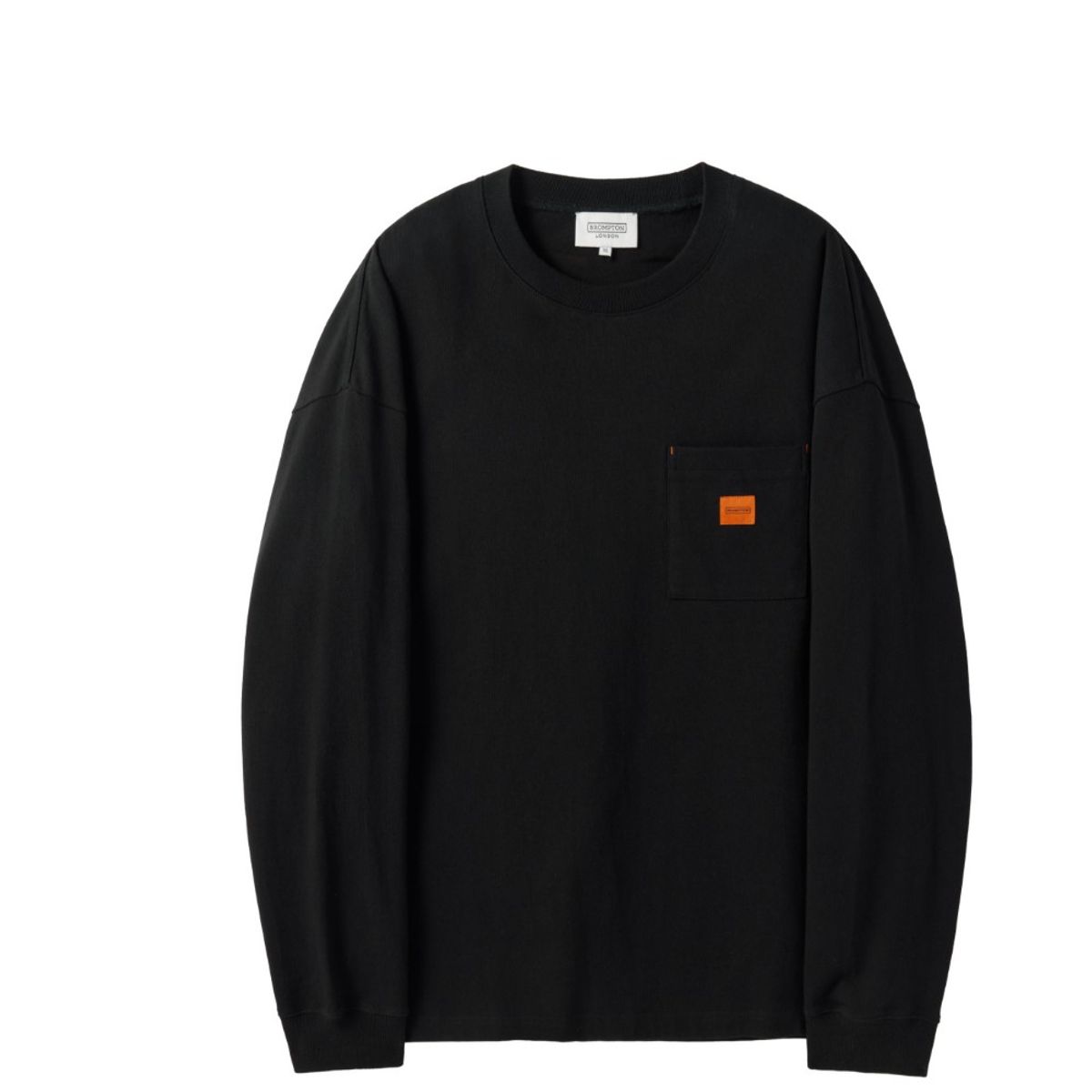 브롬톤 런던(BROMPTON LONDON) 1975 LONG SLEEVES T-SHIRT  - BLACK (P251UTS402)