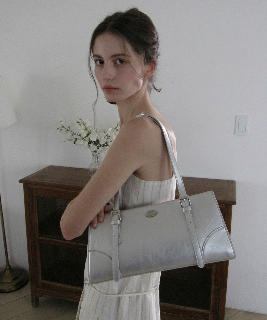 ★dumaro★ Ruel shoulder bag silver MUSINSA | DUMARO Ruel shoulder bag / silver