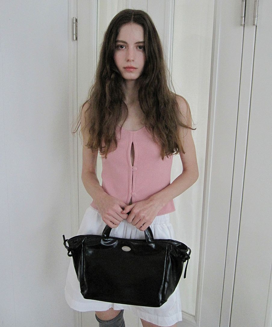 ★dumaro★ Banana Tote Bag Black MUSINSA | DUMARO Banana Tote Bag / Black