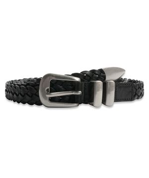 Weaving Western Belt in Black
