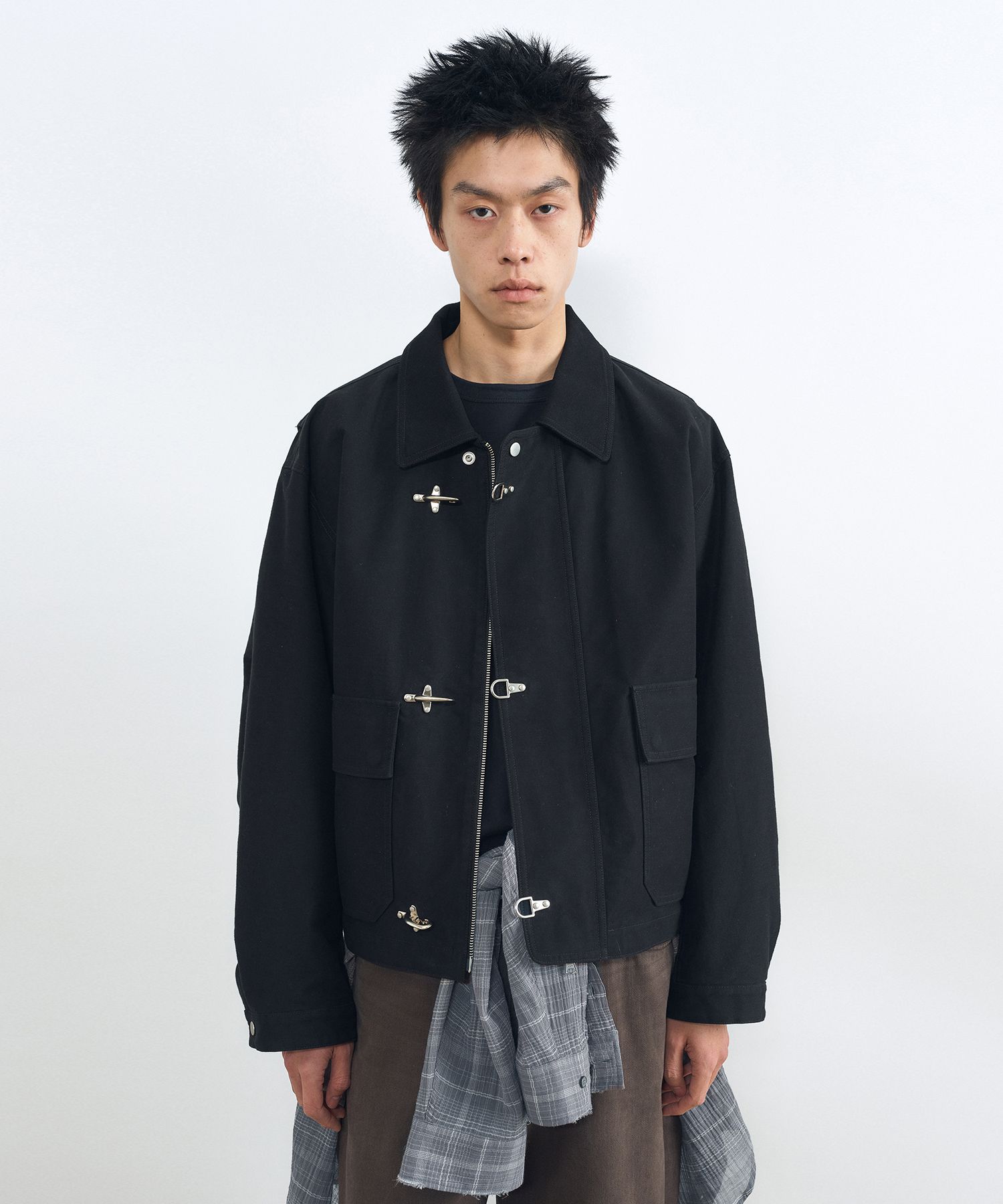INSILENCE ■ White Satin MK3 Flight Jacket ジャケット MUSINSA | INSILENCE White Satin MK3 Flight Jacket BLACK