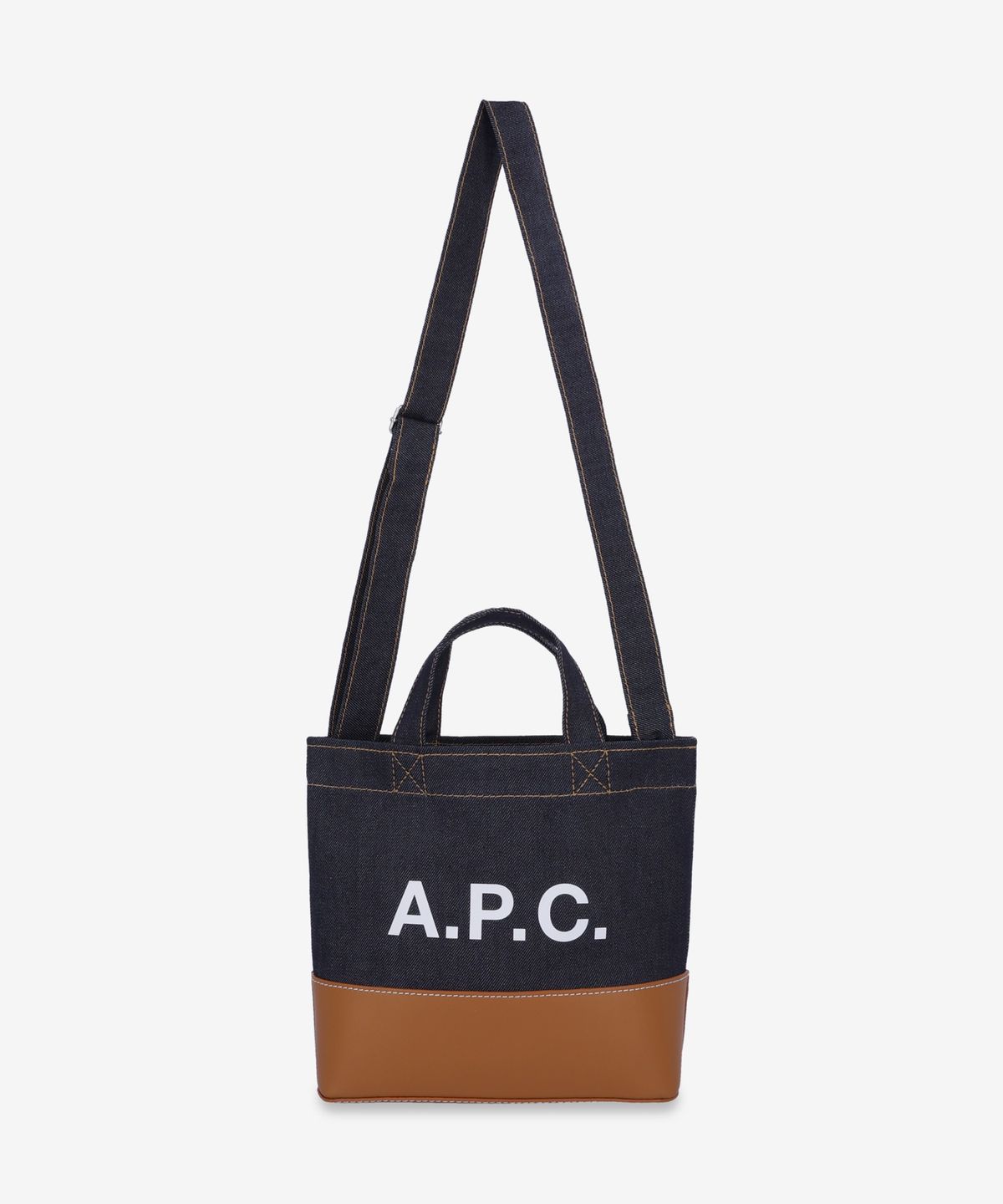 아페쎄(A.P.C.) 미니 악셀 토트백 - 캐러멜 / CODDPM67009CAF