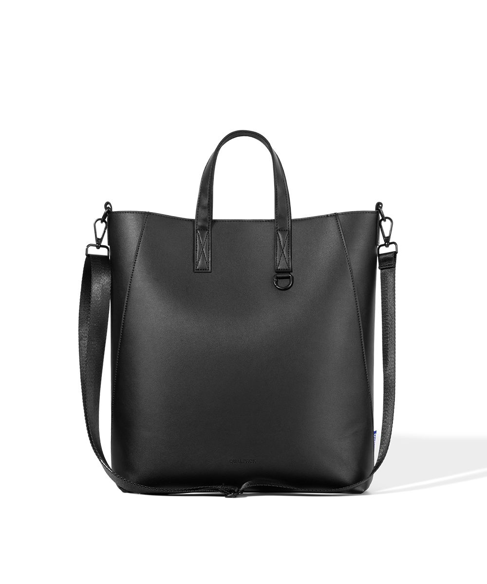 MUSINSA | QUALPACK Essential Tote Bag 302 Black