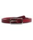 Slim Square Belt in Red