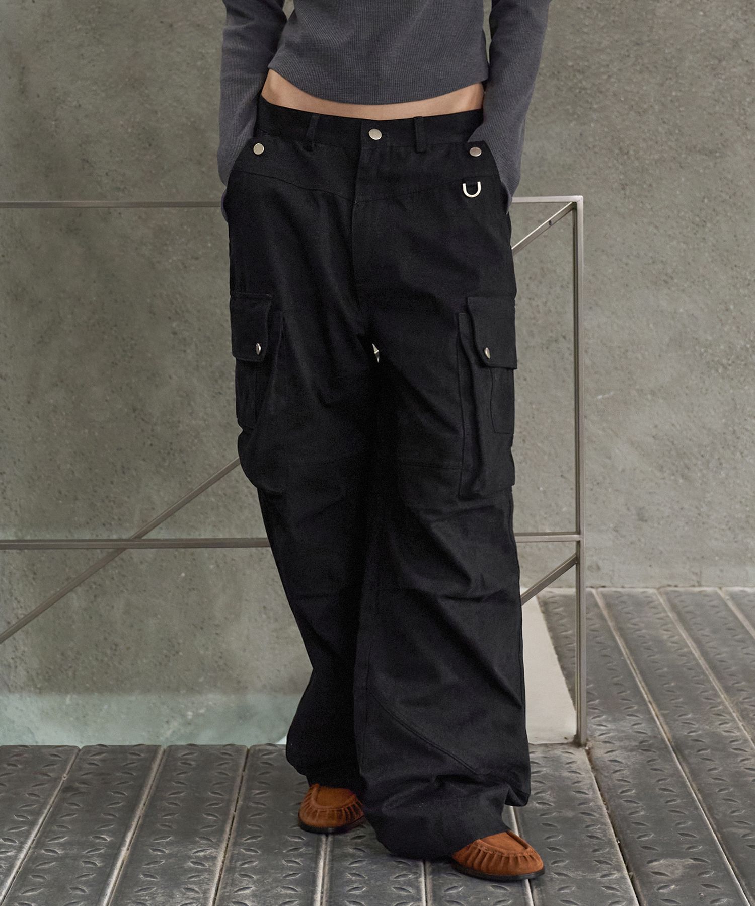 【ROCKCAKE】25ss Open Pocket Cargo Pants MUSINSA | ROCKCAKE Open Pocket Cargo Pants - Black