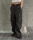 Open Pocket Cargo Pants - Charcoal