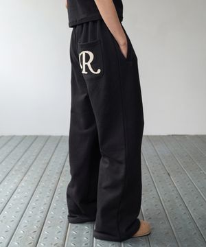 Applique R Pocket Jogger - Black