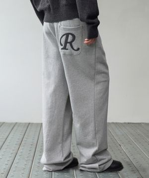 Applique R Pocket Jogger - Gray