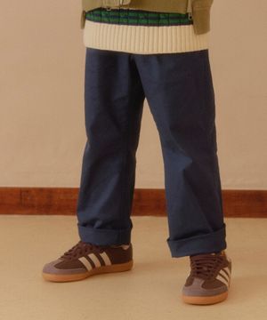 스탠다드핏 우븐 팬츠 네이비 LK2501CP01NA