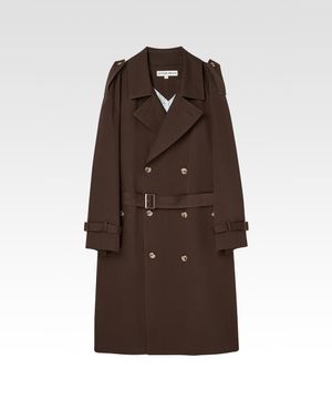 프랜시스 트렌치 코트 브라운