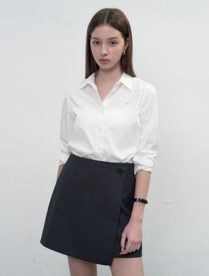 [알로하 PICK] 링클프리 리벳 셔츠 [WHITE] / WBE1L03507