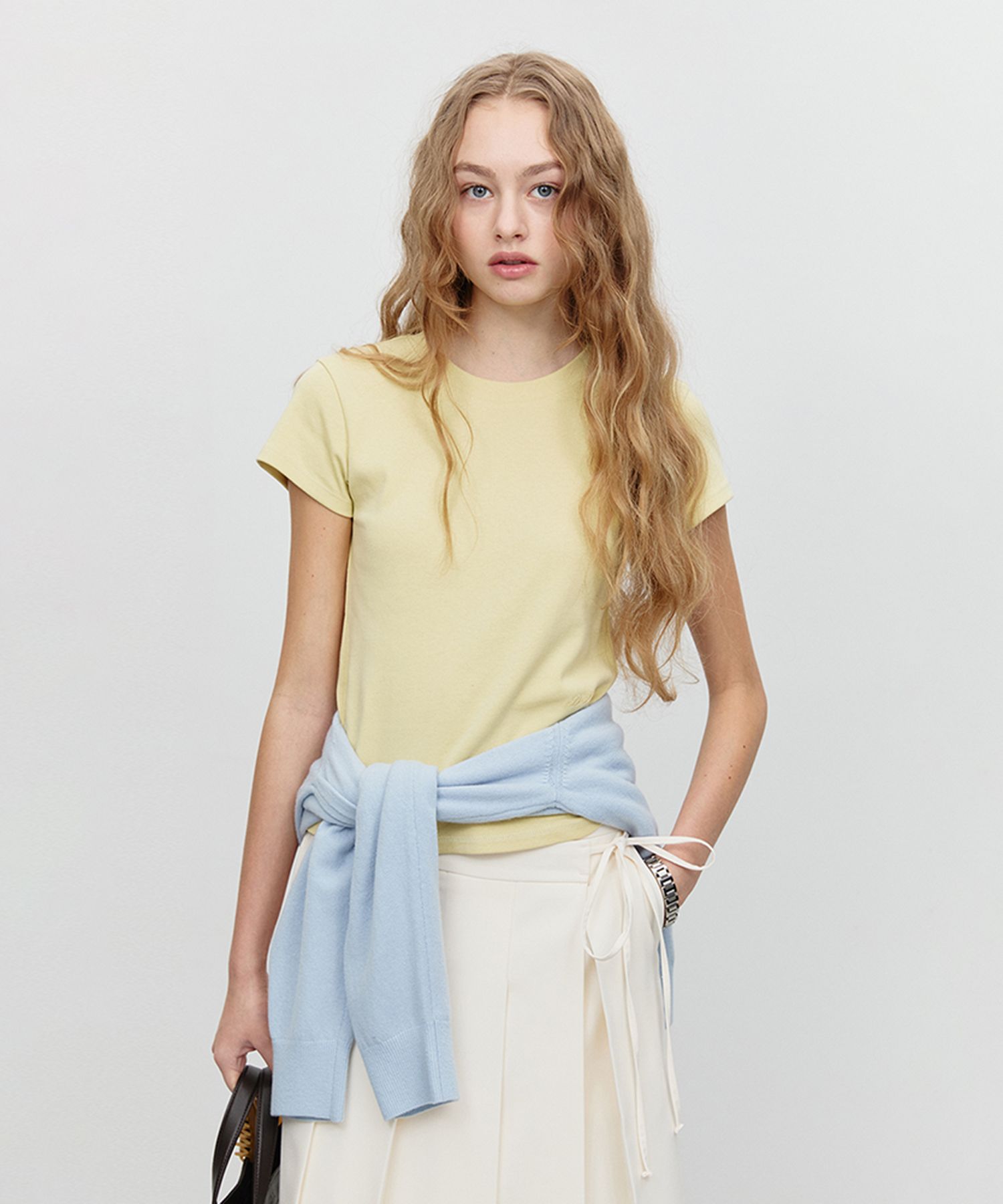 ★Dunst★ ESSENTIAL TSHIRT YELLOW_UDTS5A204Y2 MUSINSA | DUNST FOR WOMEN ESSENTIAL T-SHIRT_UDTS5A204_YELLOW