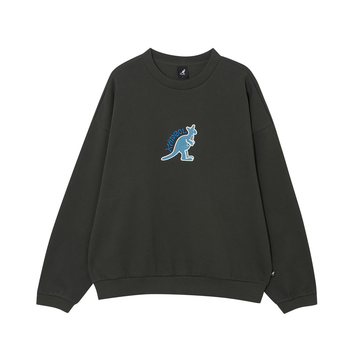 캉골(KANGOL) 플레이 로고 스웨트셔츠 1773 차콜