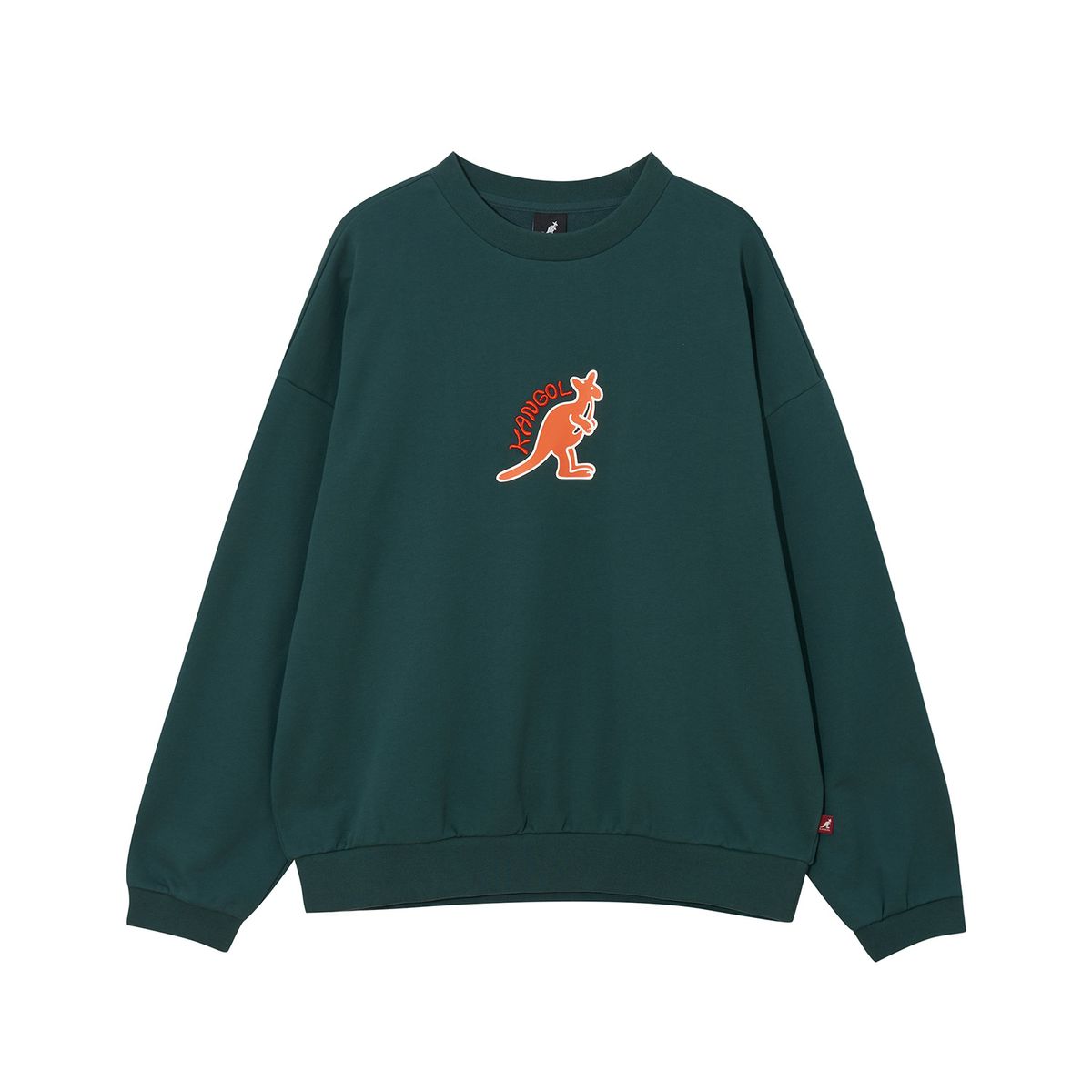 캉골(KANGOL) 플레이 로고 스웨트셔츠 1773 다크그린