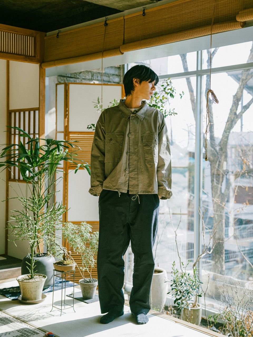 MUSINSA公式 | Havehad Everyday Officer Chino Pants (Navy)