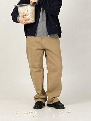 헤비 코튼 카펜터 팬츠 (베이지)